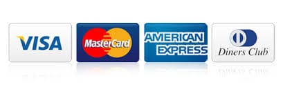Aceptamos todas las tarjetas de credito showerglass