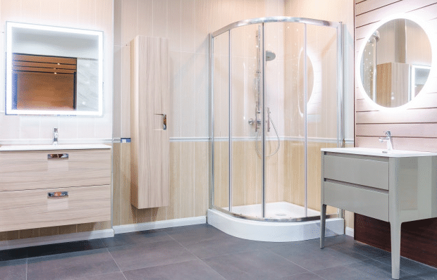 Puerta de ducha para baño de vidrio templado Showerglass